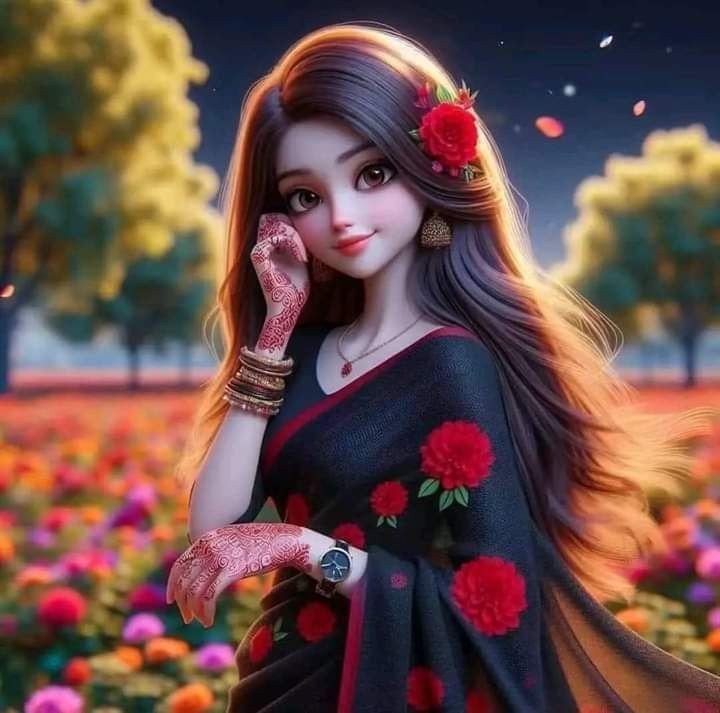 Stylish cartoon girl dp for whatsapp Stylish cartoon girl dp for whatsapp