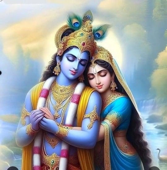 romantic radha krishna images